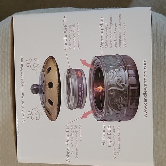 Candle Aire Other Candle Air Fan Fragrance Warmer 6 Fragrance Tins Poshmark